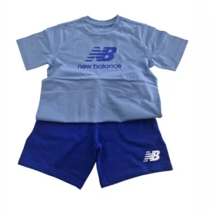 NEW BALANCE TUTA SHORT+T-SHIRT BLUETTE