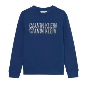 FELPA CALVIN KLEIN BLU LOGO