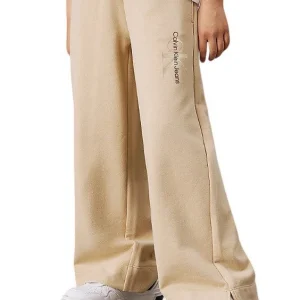 PANTALONI CALVIN KLEIN BEIGE LARGHI TUTA