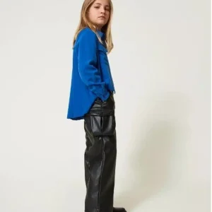 PANTALONE TWINSET ECOPELLE CARGO