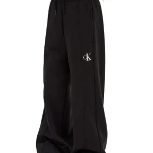PANTALONE CALVIN KLEIN NERO TUTA ZAMPA