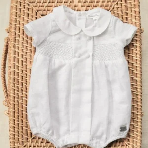 TARTINE ET CHOCOLAT PAGLIACCETTO BIANCO PUNTO SMOCK