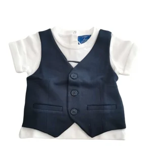 T-SHIRT CON GILET FAY