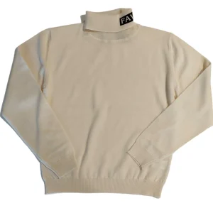 LUPETTO FAY BIANCA LOGO BLU