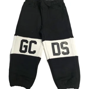 PANTALONE GCDS NERO/BIANCO