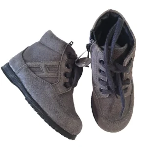 HOGAN GRIGIO CAMOSCIO STIVALETTO