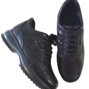 HOGAN PELLE MARTELLATA NERO