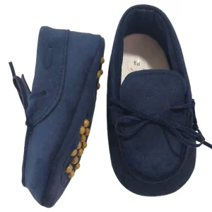 MOCASSINO COLORI CHIARI ALCANTARA BLU