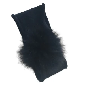 FASCIA CUFFIE REGINA NERA