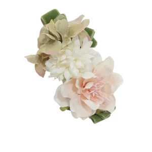 FERMAGLIO FIORI ROSA