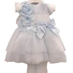 ABITO PETIT TAFFETAS CELESTE