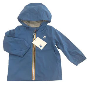 K-WAY CON JERSEY BLU