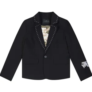 GIACCA RICHMOND NERO BORCHIETTE