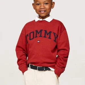 FELPA TOMMY HILFIGER ROSSA LOGO