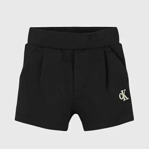 SHORT CALVIN KLEIN NERO FELPA