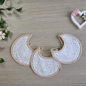 bavaglini Set 3 pezzi intimo cuore