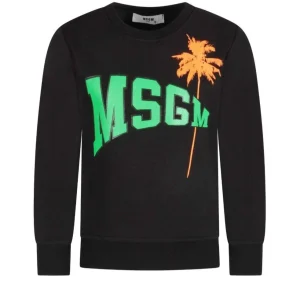 FELPA MSGM CON LOGO E PALMA