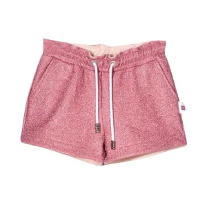 SHORTS LUREX ROSA