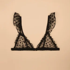Shirley bralette Black Dots