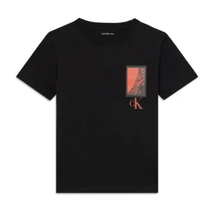T-SHIRT CALVIN KLEIN BLACK/RED