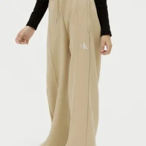 PANTALONE CALVIN KLEIN BEIGE TUTA ZAMPA