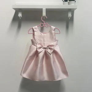 Abito Neonata Fiocco Elegante rosa