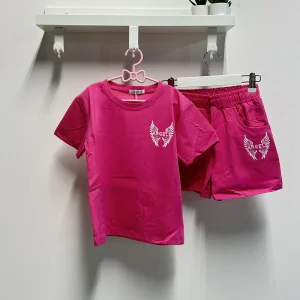 Completo Bambina Angel fucsia