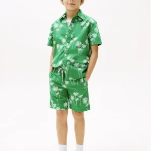 CAMICIA TOMMY HILFIGER VERDE FANTASIA