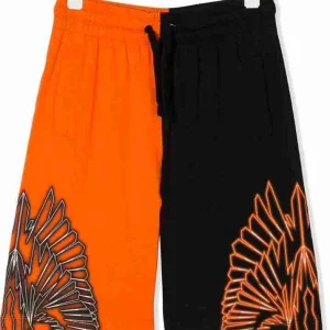 BERMUDA NERO/ARANCIO