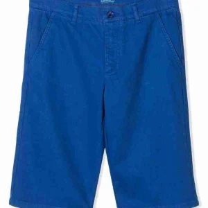 BERMUDA FAY BLU CON LOGO RICAMATO