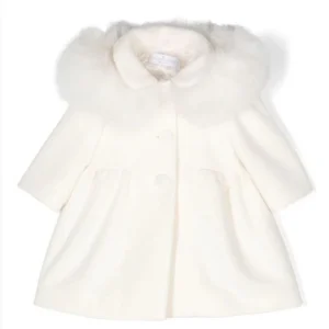 CAPPOTTO CCOLORICHIARI BIANCO PELLICCIA