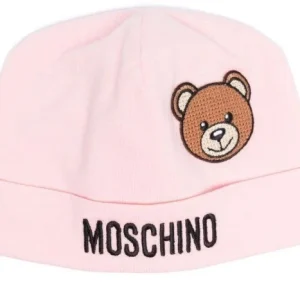 CAPPELLINO MOSCHINO ROSA CON TOY RICAMATO