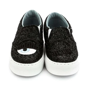 CHIARA FERRAGNI SLIP ON NERE