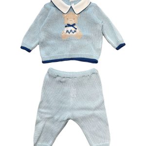 Tutina Neonato orsetto completo azzurra