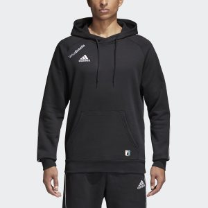 FELPA ADIDAS CON CAPPUCCIO JUNIOR NERA