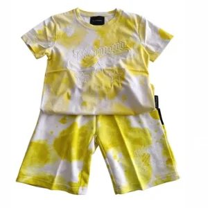SHORT RICHMOND GIALLO FELPA