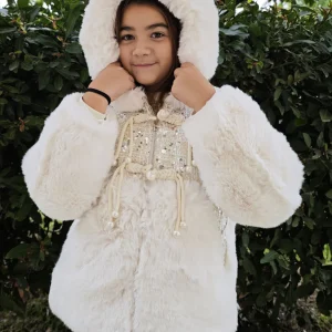 Ecopelliccia Bambina Maxi bianca