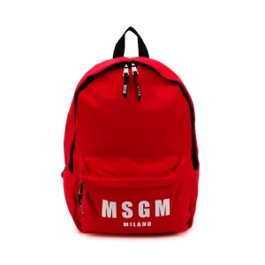 ZAINO MSGM STOFFA ROSSO