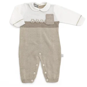 Tutina Neonato Nazareno Gabrielli Rombi beige