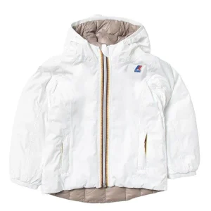 K-WAY DOUBLE BIANCO/BEIGE