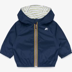 K-WAY REVERSIBILE RIGHE BLU
