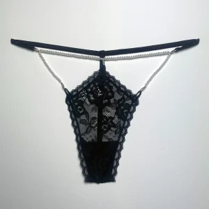 Perizoma a T con perle Melina