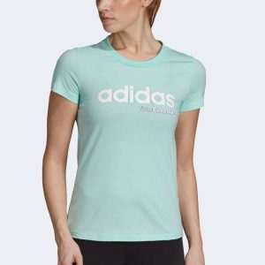 T-SHIRT ADIDAS DONNA ACQUAMARINA