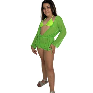 Costume Bambina Tutina verde