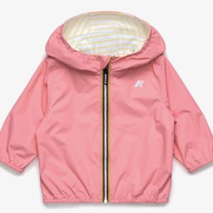 K-WAY REVERSIBILE RIGHE PINK