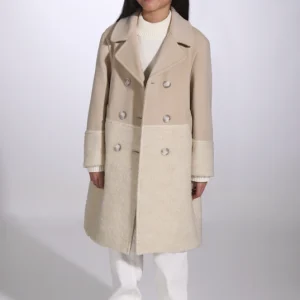 FAY CAPPOTTO BEIGE LUNGO INSERTI